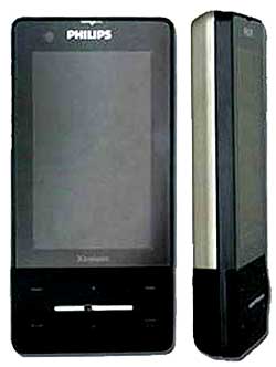 Philips Xenium X810 - телефон с сенсорным дисплеем ...