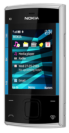 Nokia X3: шагаем по жизни с музыкой ...