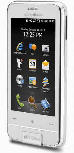 Garmin-Asus nuvifone M10 – новинка на платформе Windows Mobile ...
