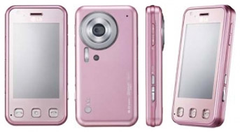 LG Renoir KC910 теперь в розовом цвете ...