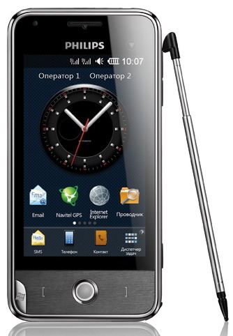 Philips Xenium V816 с двумя симками на базе Windows Mobile ...