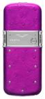 Vertu Constellation Exotic Polished stainless steel amaranth ostrich skin