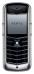 Vertu Constellation Polished Stainless Steel Black Leather