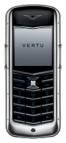 Vertu Constellation Polished Stainless Steel Black Leather