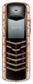 Vertu Signature M Design Rose Gold Pink Sapphires