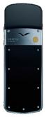 Vertu Signature Stainless Steel with Yellow Metal Bezel