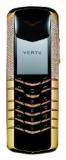 Vertu Signature Yellow Gold Half Pave Diamonds